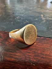 Vintage gold classic oval - gold,