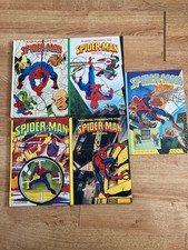 5x VINTAGE SPIDERMAN ANNUALS