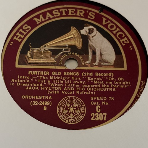 Jack hylton further - old, songs
