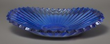 Vintage Sowerby Blue Glass