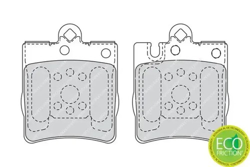 Brake pads fdb1322 - pads, for