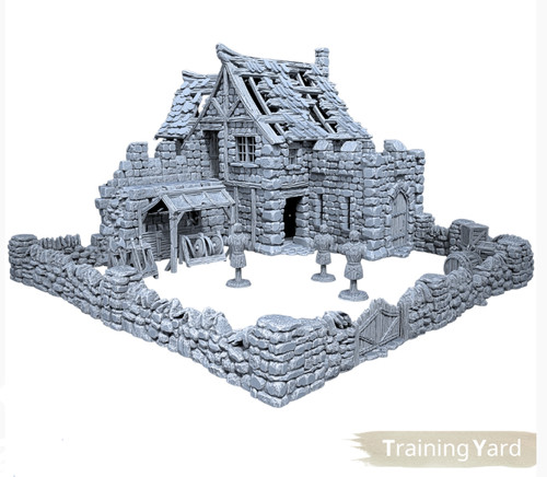 Ruined training yard - -, fantasy