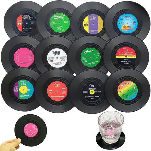 Set vinyl coasters - set,