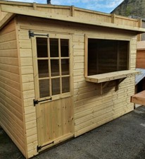 10x6 garden bar - bar, wooden