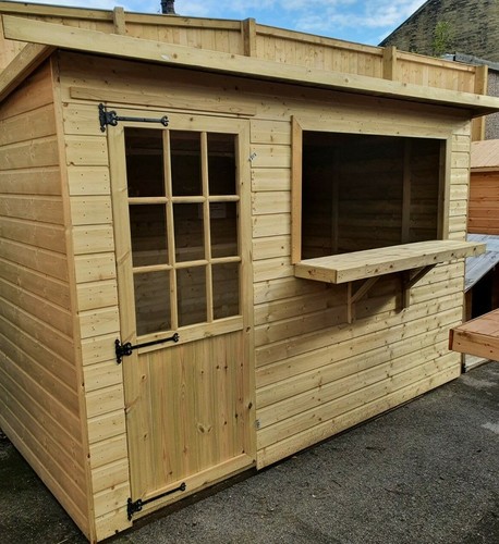 10x8 garden bar pub - 10x8,