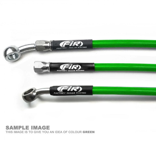 Hose rear brake - green, blk