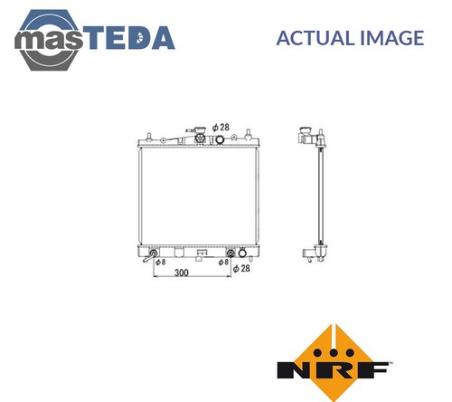53535 engine cooling radiator - 53535,