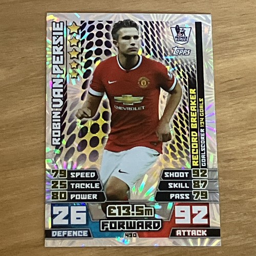 Match attax 2014 robin van - 2014/15,