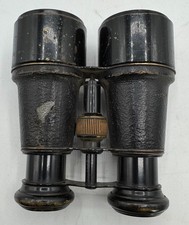 Vintage Antique British WW1 Binoculars Lumiere Paris French War Office Model