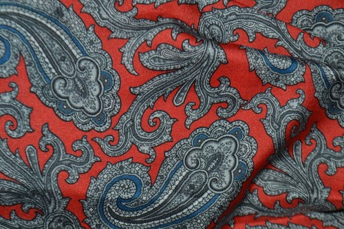 Vintage tootal red polyester - tootal,