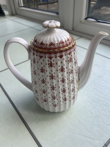 Spode fleur lys red coffee - spode,