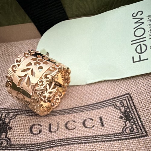 Gucci icon blooms 18ct yellow - gucci,