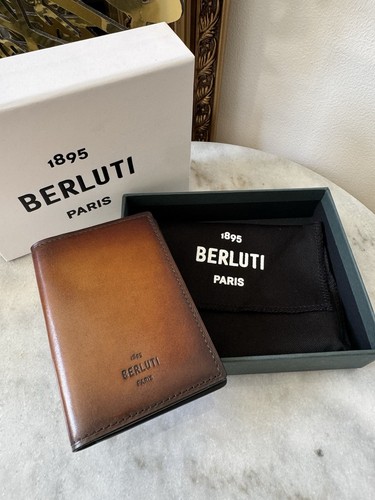 Berluti men leather wallet - men's,
