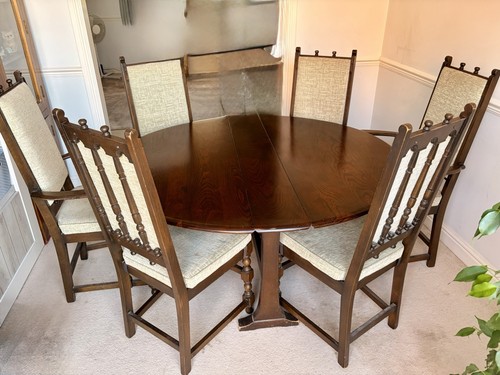 Ercol oval drop leaf - drop-leaf, dining