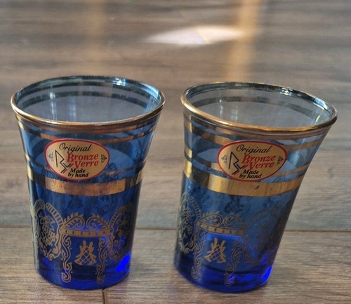 Moroccan tea glasses set - of, 2