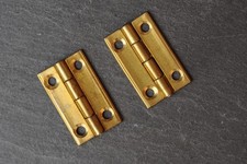 1" Brass Hinge Pair Reclaimed