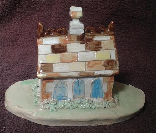 Small vintage handmade pottery