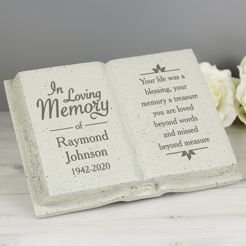 Personalised memorial grave - memorial,
