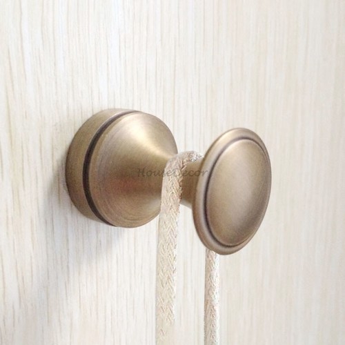 Solid antique brass wall mount - solid,