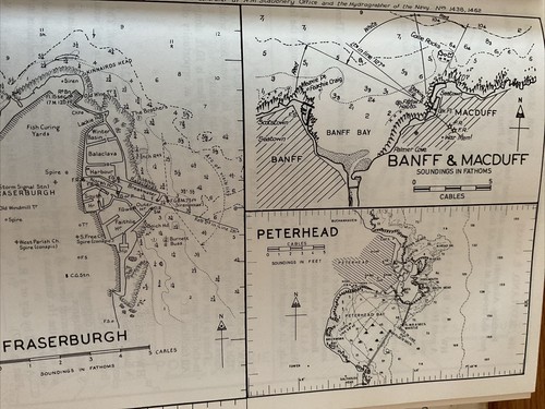 Vintage sea chart nautical - sea, /