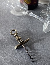 1950s Brass Bear Corkscrew In Black Forest Style