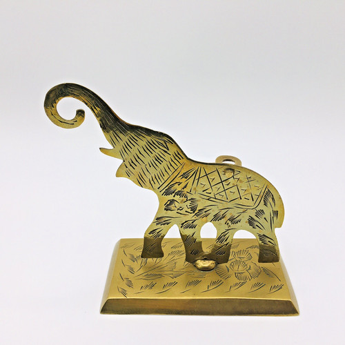 Flat etched brass indian - brass,