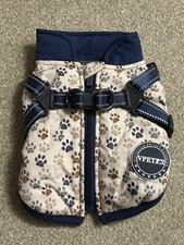 Small Dog Coat with Built-In Harness – Fleece Lined Winter Jacket