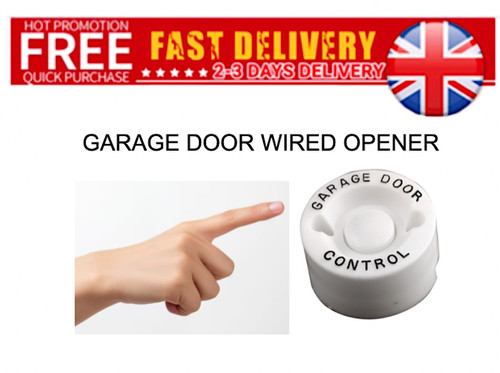 Push button garage door - push,