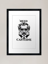 Need caffeine Framed Art Print