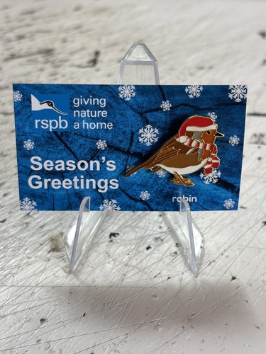 Rspb christmas robin - robin, blue