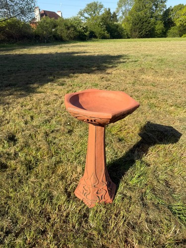 Celtic bird bath stone - celtic,