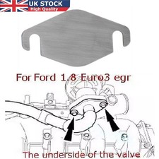 EGR valve blank plate for Ford