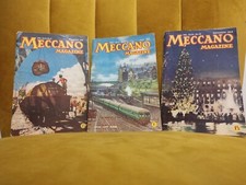 Meccano Magazine X3 1957 1958 Dinky Toy Model Car Vintage Set Construction Car