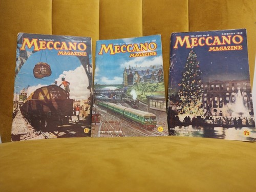 Meccano magazine 1957 1958 - meccano, x3