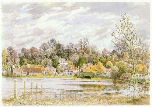 Receding floods pulborough - receding,