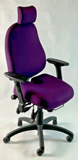 Albion Chairs Specialist Orthopedic SD6 high back chair in purple: ex-showroom