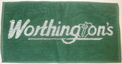 Worthingtons bar towel beer - worthingtons,