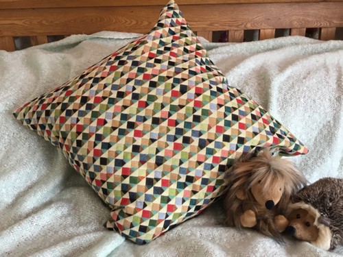 Handmade cushion cover cotton - handmade, cover,cotton