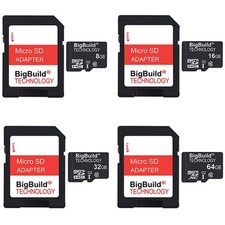 8GB to 64GB Micro SD Memory