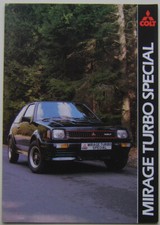 Mitsubishi Colt Mirage 1400 Turbo Special original UK Sales Brochure 1983