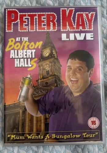 Signed peter kay dvd live - peter, at