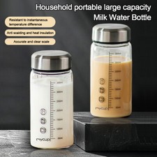 350ml Glass Milk Water Bottle