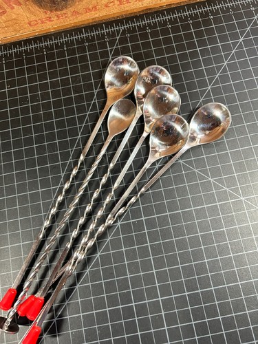 Vintage cocktail stirrer spoon - vintage,