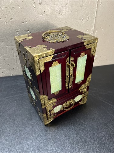 Antique jade inlay chinese - jade,