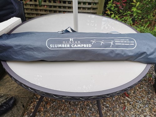 Gear slumber camp bed - hi,