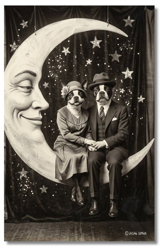 Vintage style art - ,