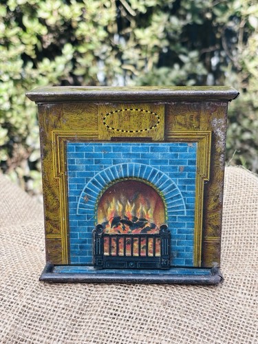 Edwardian tin fireplace - edwardian,