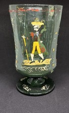 Antique Hand-Painted Bohemian