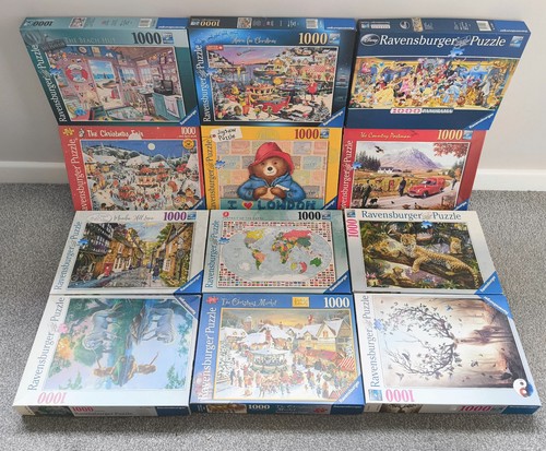 12xravensburger 1000 piece - 1000,