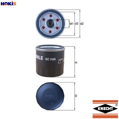 Oil filter 1566 for - 1566, renault